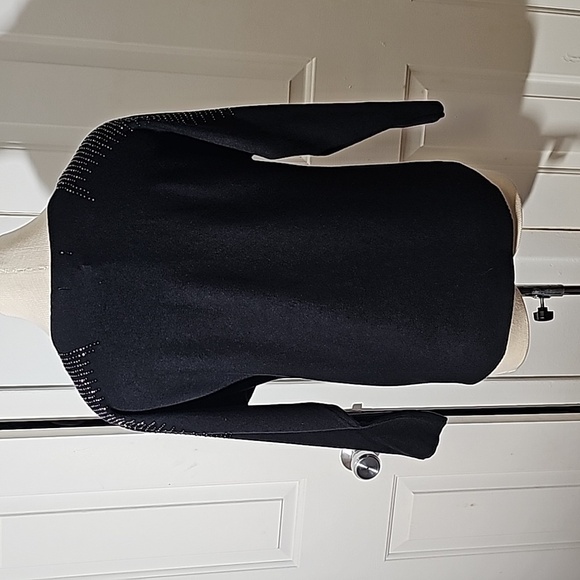 Birch NY lightweight black‎ sweater. Size small. Bling at the shoulders. - Picture 5 of 11